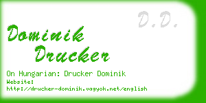 dominik drucker business card